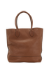 Blossom Tote, &pound;280, Handbags, Brown, Leather, Front view